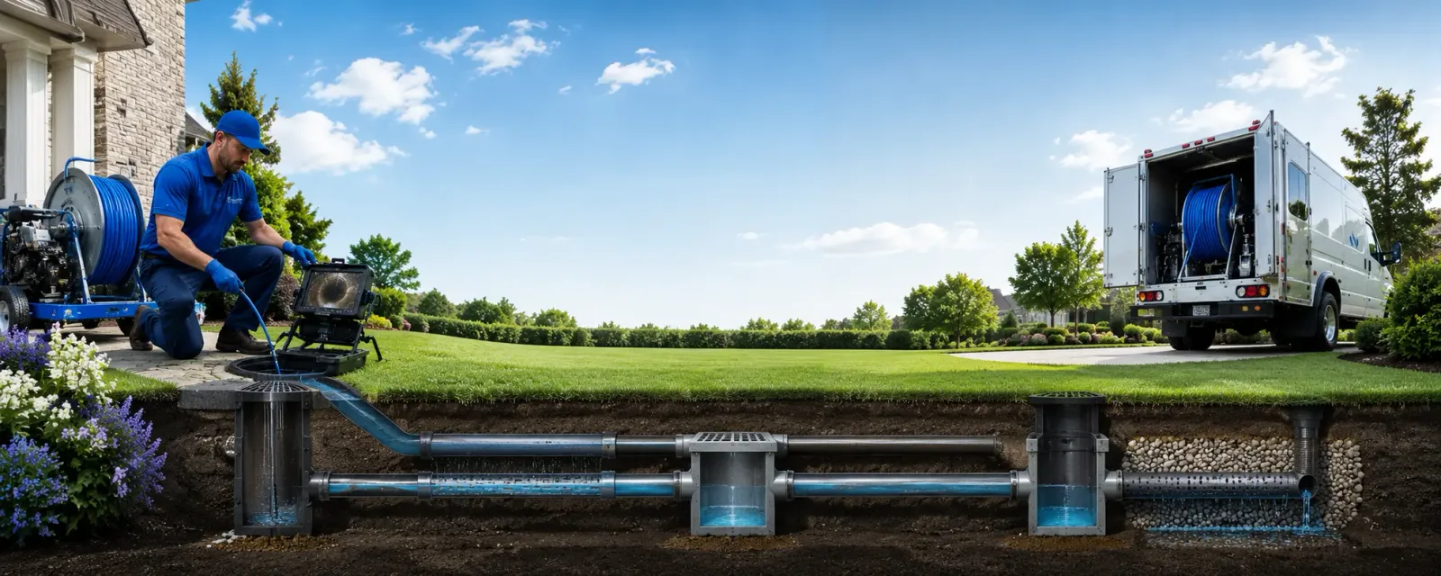 Outdoor drain cleaning information for Dundas, VA